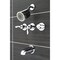 Kingston Brass KBX8131SVL Three-Handle Tub and Shower Faucet, Polished Chrome KBX8131SVL - alternate 2